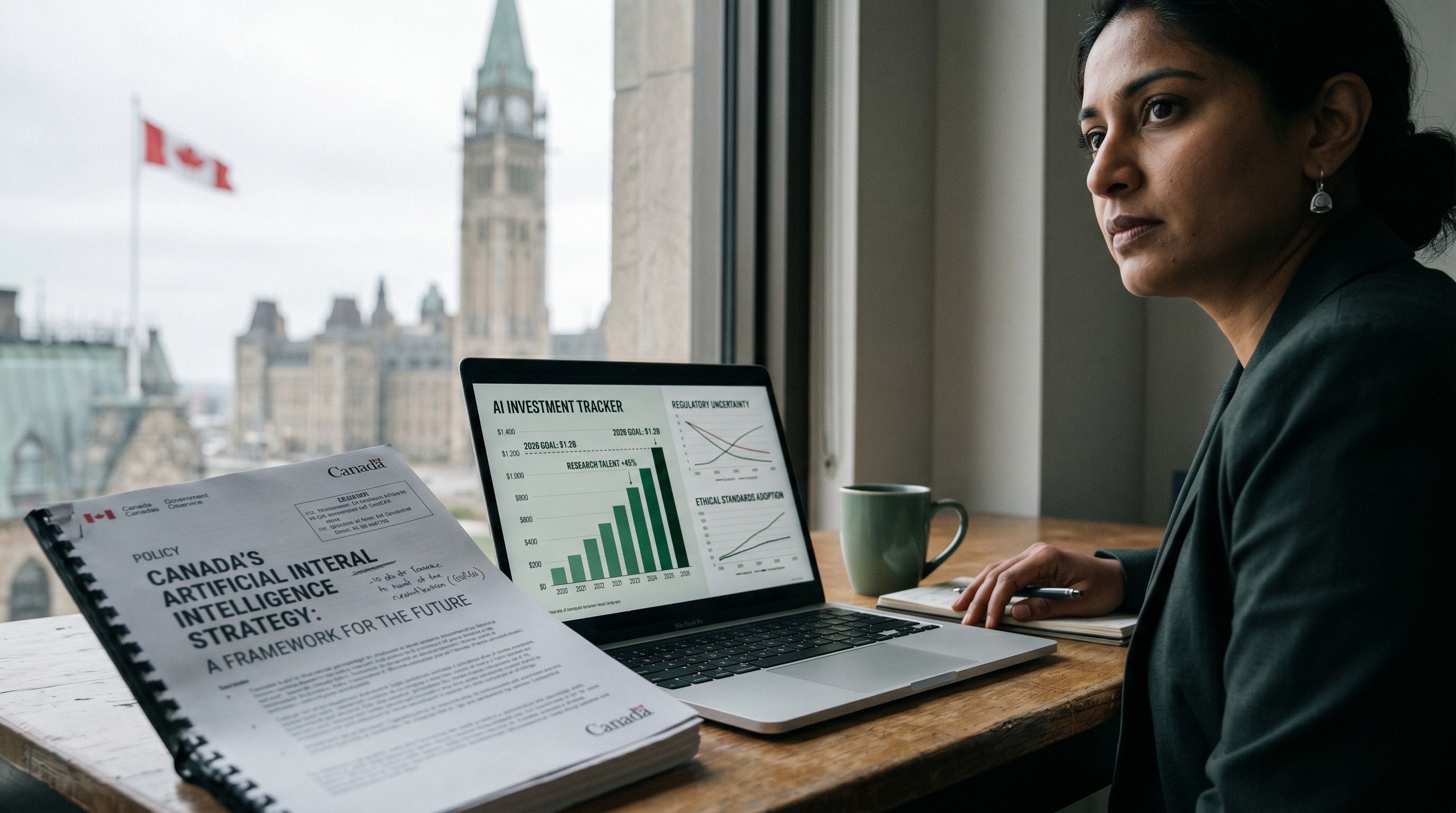 Stratégie IA du Canada : cibles chiffrées, encadrement flou